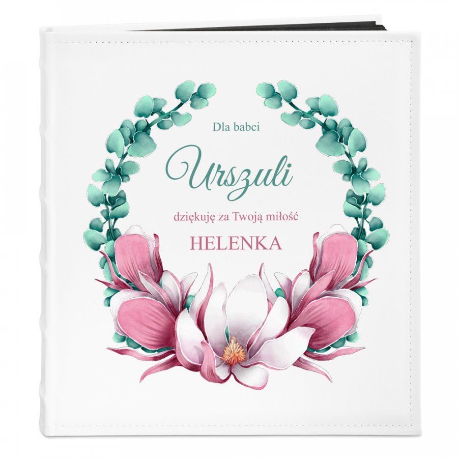 NA Murrano Album Zdjęcia Duży Prezent Magnolie Nadruk ALB-BC-BK-UV-039