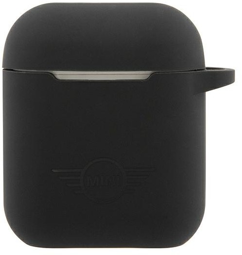 Фото - Чохол для навушників COVER Mini MIACA2SLTBK AirPods 1/2  czarny/black hard case Silicone Collect 