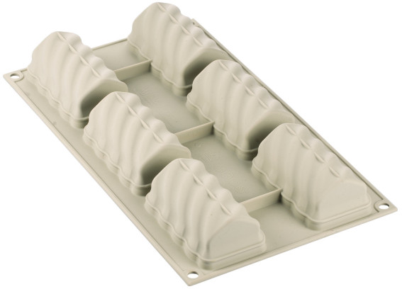 Silikomart 3Design Swing Szara Forma Do 6 Ciastek Silikonowa Wh