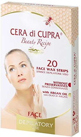 Cera di Cupra Beauty Recipe Facial Hair Removal Strips 20pcs 0537Z04