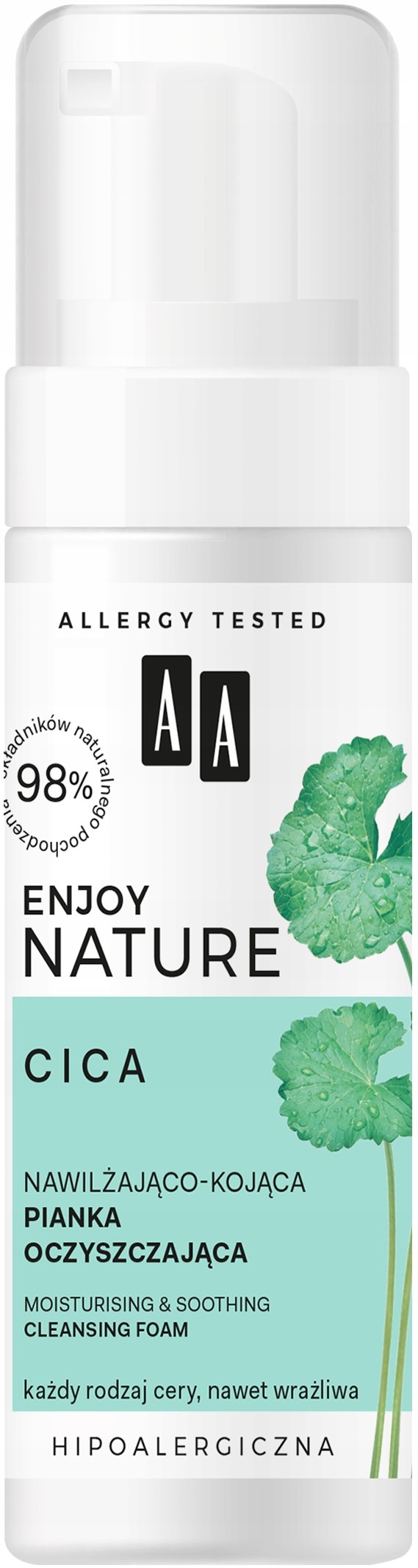 Aa Enjoy Nature nawilżająca pianka oczyszczająca
