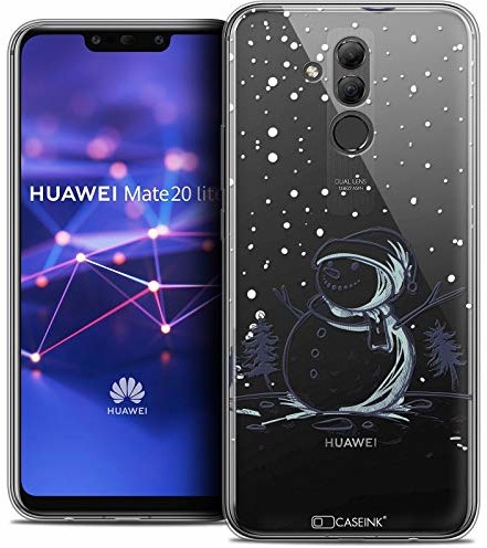 Caseink Etui ochronne do Huawei Mate 20 Lite, ultracienkie Boże Narodzenie 2017 bałwanek CRYSPRNTMATE20LITESNOWMAN