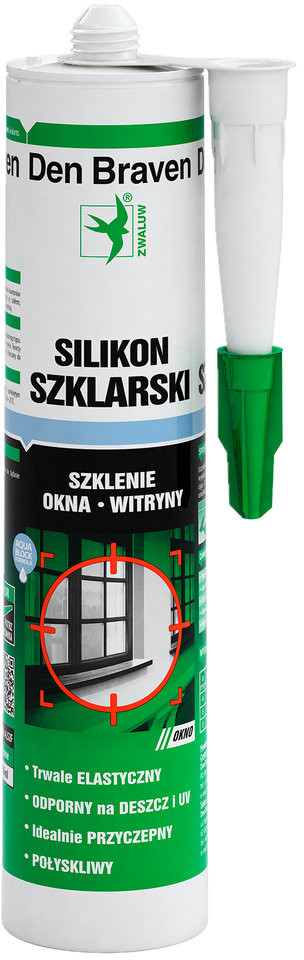 Den Braven Silikon do szkła 300 ml