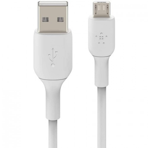 Belkin Kabel Boost Charge PVC USB-A do MicroUSB 1m, biały 745883788309
