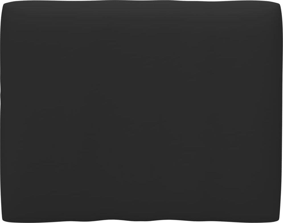 vidaXL Poduszka na sofę z palet czarna 50x40x12 cm 314430