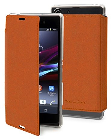 Sony Made for Xperia Made in Paris etui ochronne MFX do Xperia Z3 Compact, pomarańczowe SECRF0015