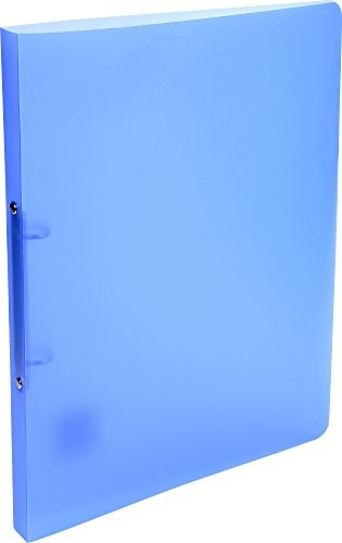 Exacompta CLAS seur Chromaline Translucide 2 anneaux de 1,5 cm DOS de 2 cm A4 Bleu lot de 5 54152E