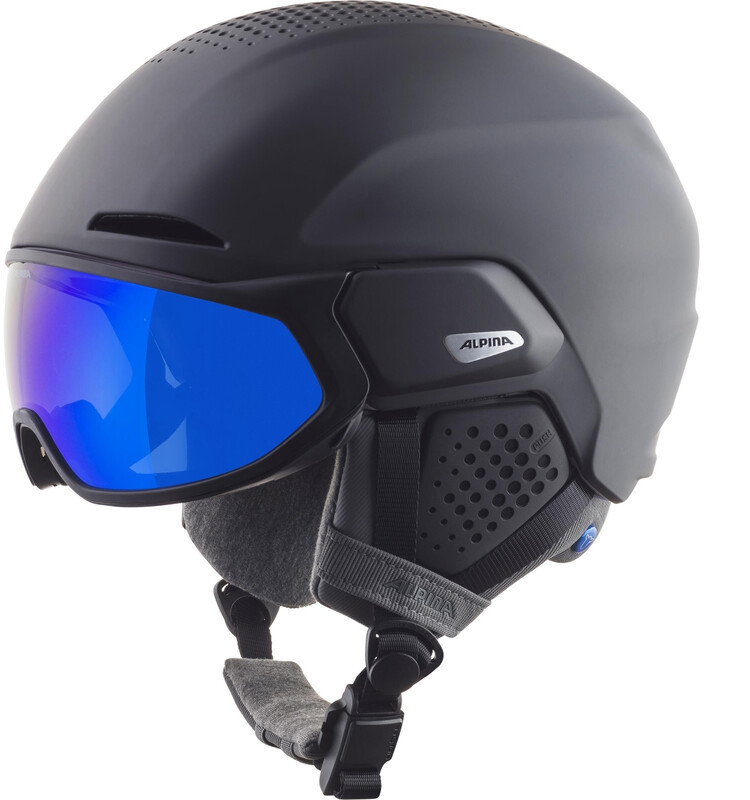 Alpina Alto QLITE Helmet, czarny 55-59cm 2021 Kaski narciarskie 9236231