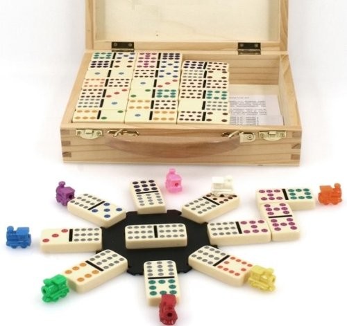 Weible Spiele weible Spiele 04394  Domino Mexican Train podwójna 12