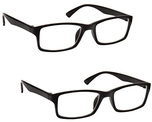 The Reading Glasses Company Te okulary do czytania przedsiębiorstwach czarno-niebieski brązowy kolor liliowy Reader wartość 4er Pack Mężczyźni Kobiety rrrr92   czarny RR92-1-150