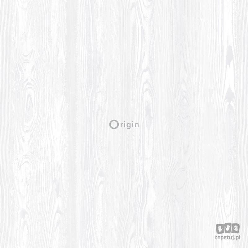 Origin Tapeta na flizelinie z wzorem drewna biało-szare deski 347533_origin