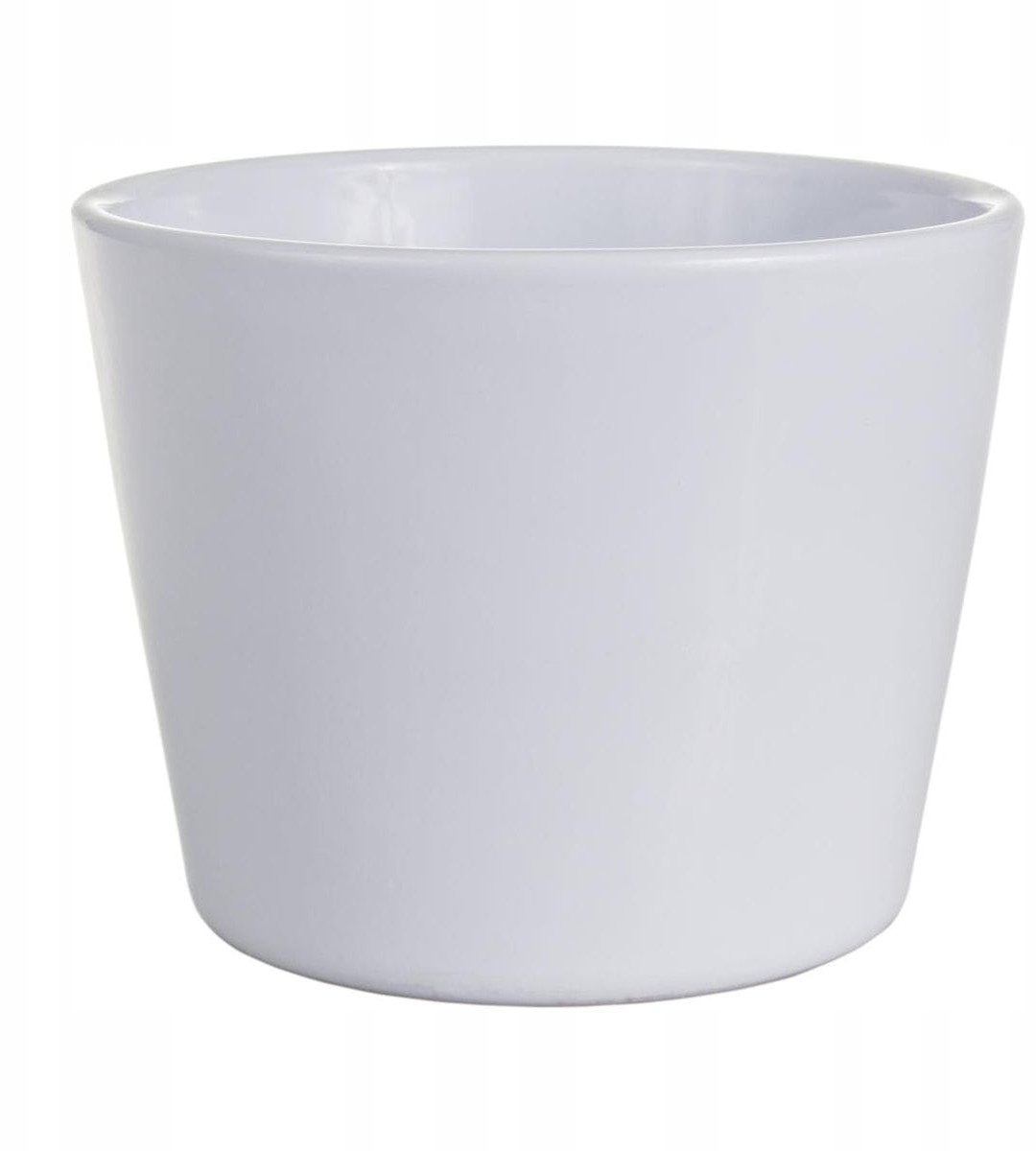 Osłona doniczki ceramiczna 12 cm biała Prymula/poi