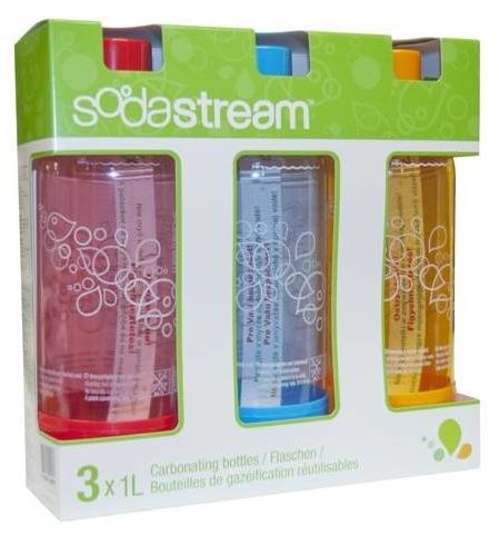 Sodastream zestaw butelek ORANGE/RED/BLUE Gwarancja terminu lub 50 zł!