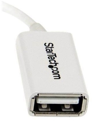 StarTech com com 5in White Micro USB to USB OTG Host Adapter M/F - USB adapter - 12.7 cm UUSBOTGW