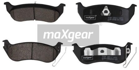 MaxGear Zestaw klocków hamulcowych, hamulce tarczowe 19-2897