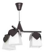 Luminex Wall 3105 lampa wisząca zwis 2x8W GU10 czarna/biała