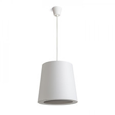 Redlux lampa wisząca Pollock E27 biała/jasnoszara R13280