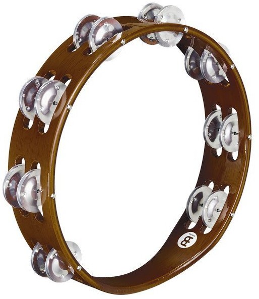 Meinl Percussion meinl Percussion ta2 a-średnica od drewniane Tamburyn z aluminiowymi zacisków, 25,40 cm (10 cali), African Brown TA2A-AB