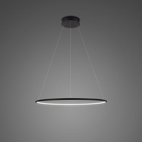 Altavola Design Lampa wisząca Ledowe okręgi No 1 in 4k 40 cm czarna