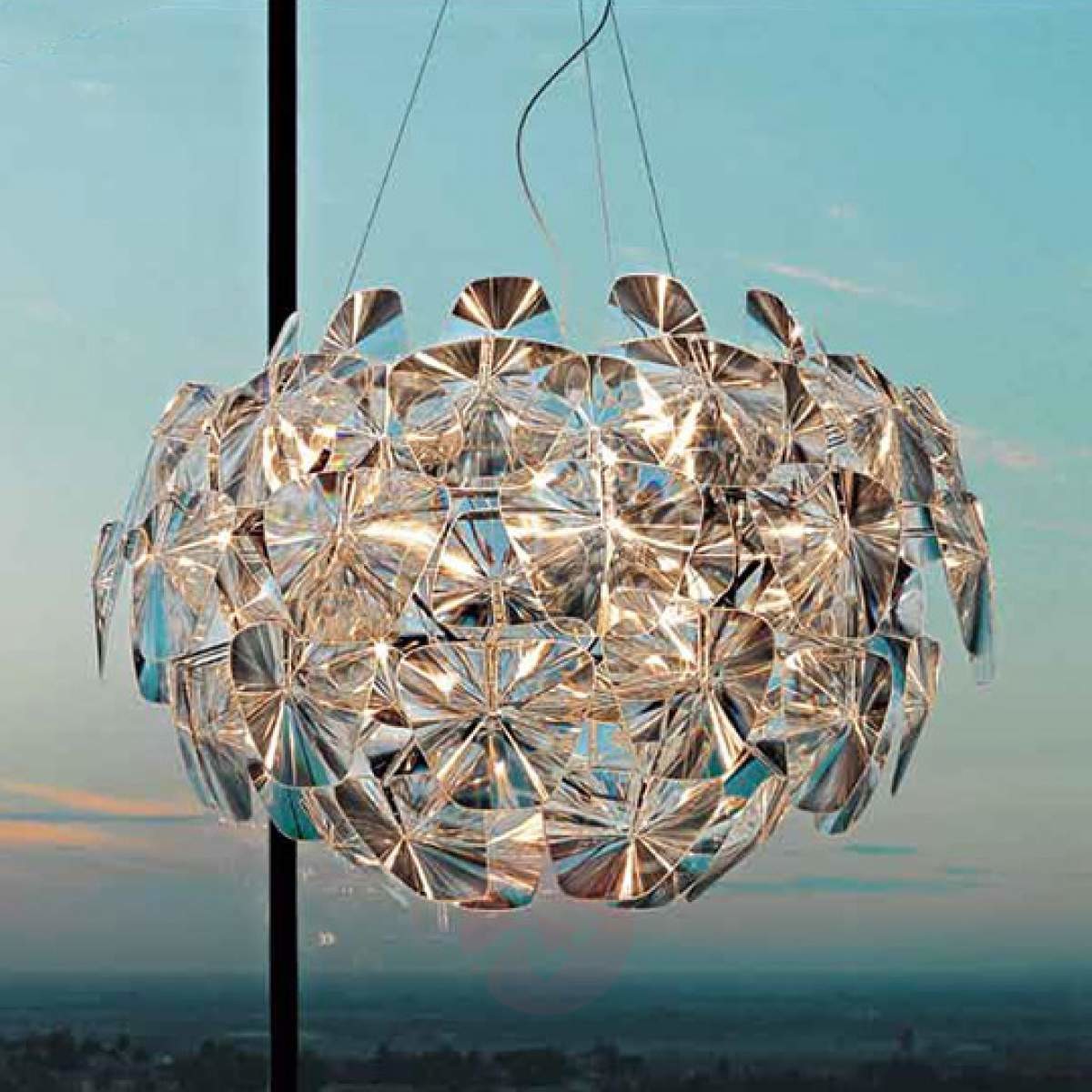 Luceplan Designerska lampa wahadłowa Hope, 110 cm