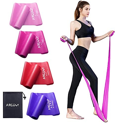 SXCDD Rehabilitacja i trening domowy, zestaw taśm oporowych-fizykoterapia, opaska treningowa pilates, gumka bezlateksowa