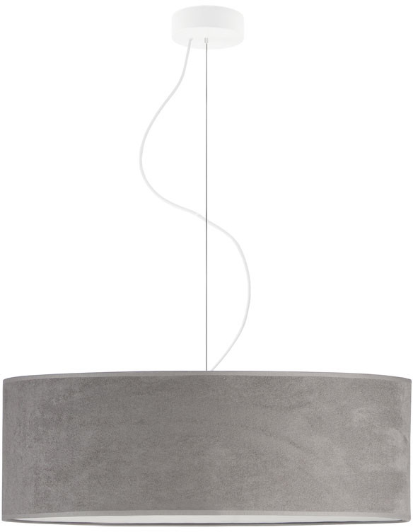 LYSNE Lampa z regulacją wysokości HAJFA VELVET fi 60 cm kolor szary 14529V/22 kolor szary