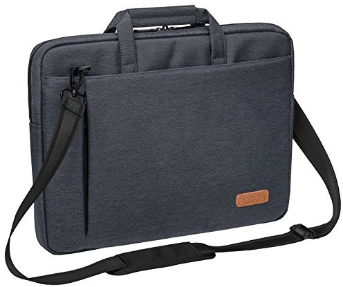 Pedea Torba Torba na laptopa Elegance do 17 3 cala 43 9 cm torba na ramię z paskiem na ramię i przegrodą na tablet do 11 cali 27 96 cm szara 66066415