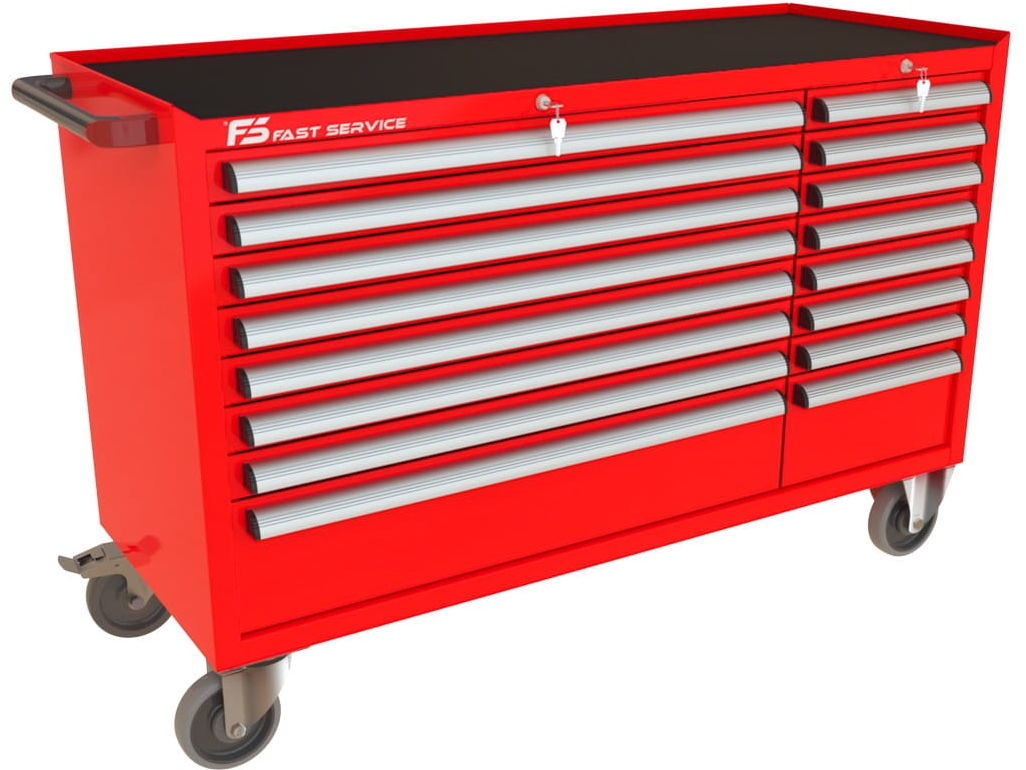 Fastservice Wózek warsztatowy MEGA z 16 szufladami PM-216-16 PM-216-16
