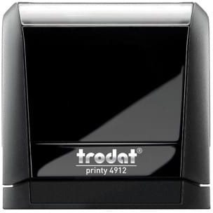 Trodat Pieczątka 4912 czarna - poduszka czarna 47x18mm UN197-2