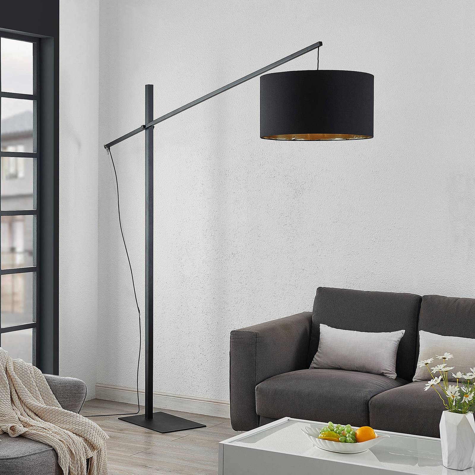 Arcchio Arcchio Mossa lampa stojąca, czarna