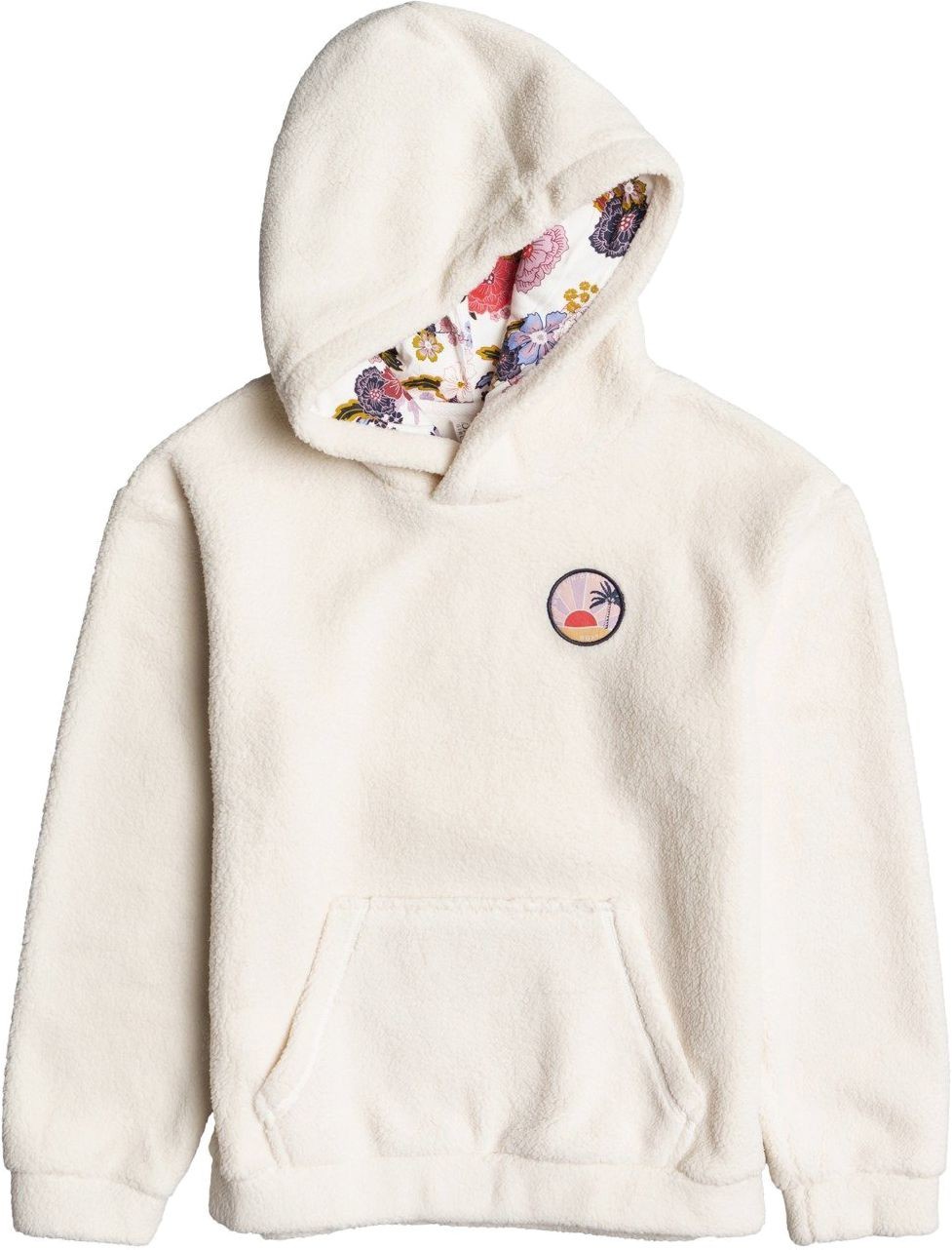 Roxy bluza ęca SOMEONE NEW FLEECE HOODIE Natural YEF0