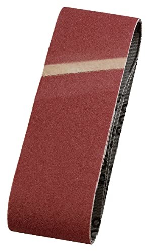 Korund kwb kwb 3 x taśma szlifierska, 60 x 400 mm, K-150, szlachetny do drewna i metalu, papier ścierny do szlifierek taśmowych/szlifierek taśmowych 9110-15