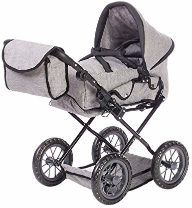 KNORRTOYS.COM Knorr Toys 63187 Knorrtoys 63187 wózek dla lalek Ruby, kolor stoneblack