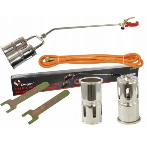 DEGET PALNIK GAZOWY DO OPALANIA 2 DYSZE DEKARSKI DEGET V07454