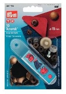 Prym Zatrzask bez szycia Anorak mosiądz 15 MM PRYM_390299