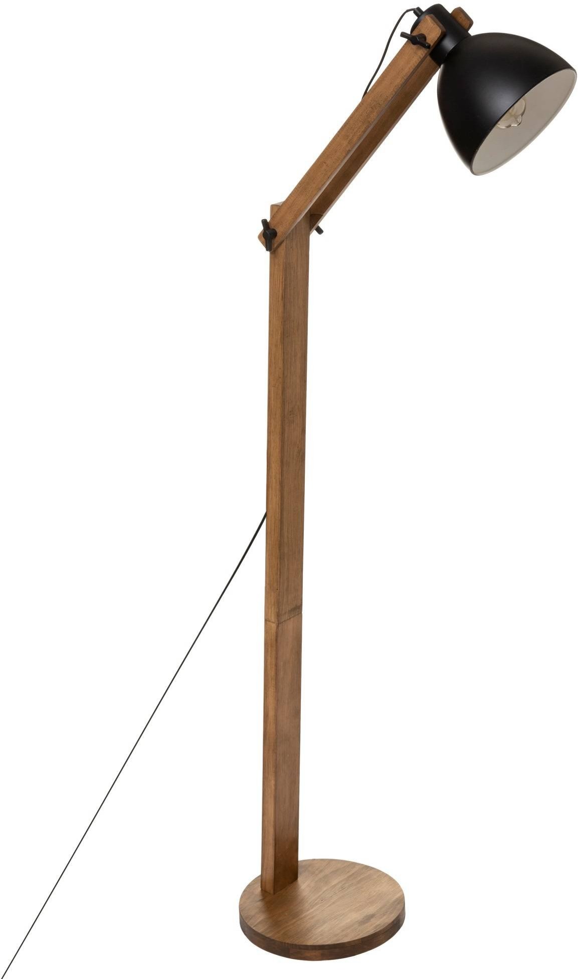 Atmosphera Lampa stojąca CUBA 158 cm drewniana 178930