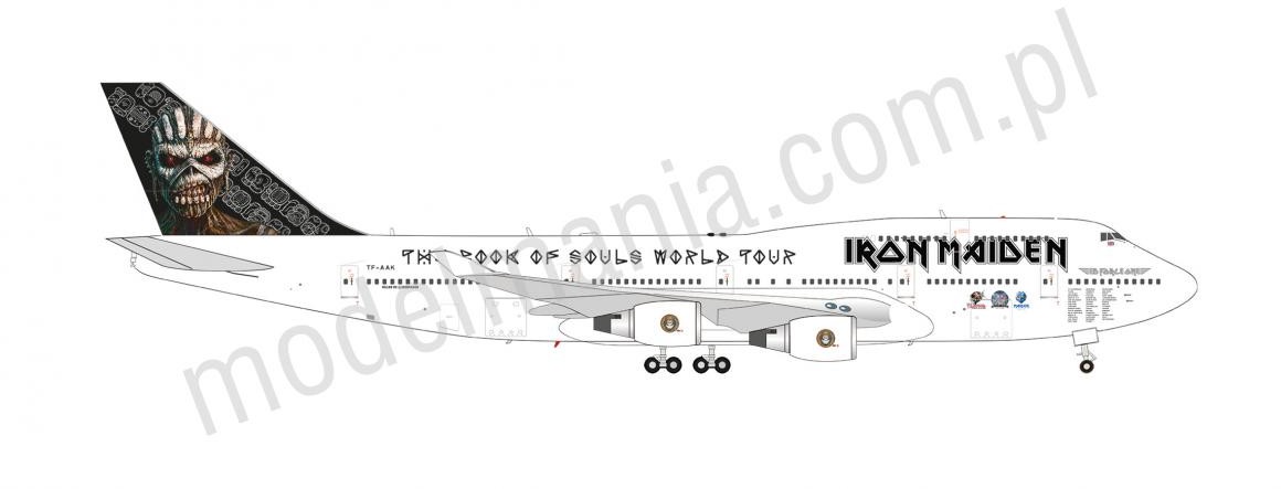 Herpa B747-400 Iron Maiden Ed F. On 571609