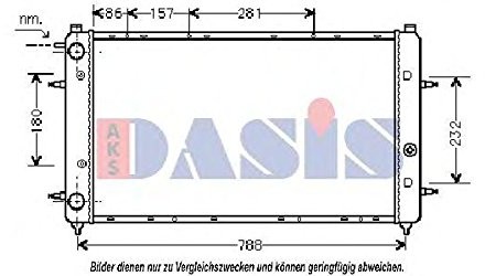 AKS Dasis Wentylator chłodzący AKS kalliadasisa 240050 N, chłodzeniem silnika 240050N