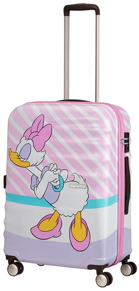 American Tourister Walizka średnia Wavebreaker Disney - Daisy pink kiss 85670-8660