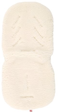 Kaiser skóry naturalne 66005  z jagnięcej skóry Nakładka uniwersalny 35 x 80 cm, biały