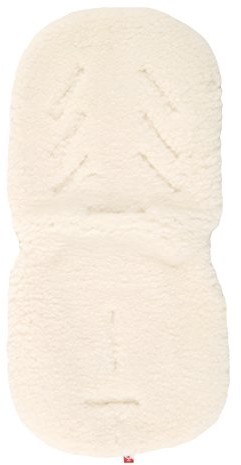 Kaiser skóry naturalne 66005  z jagnięcej skóry Nakładka uniwersalny 35 x 80 cm, biały