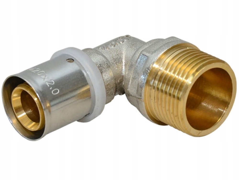 Kolano Pex/al/pex 20 X 1/2' Gz Zaprasowywane
