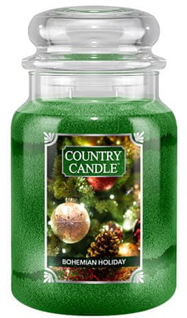 Country Candle Country Candle Świeca w szklanym słoju Święta czeskie 680 g