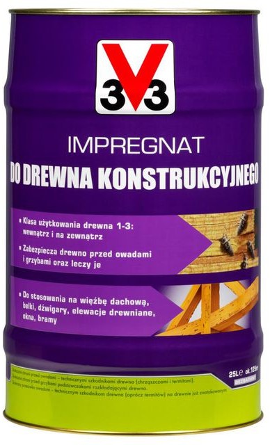 V33 Impregnat do drewna KONSTRUKCYJNEGO
