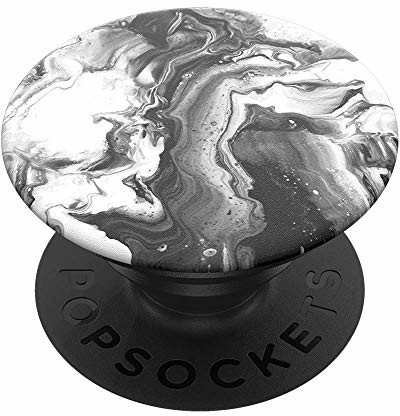 PopSockets PopGrip  wysuwany cokół i uchwyt do smartfonów i tabletów z wymiennym topem  Ghost Marble