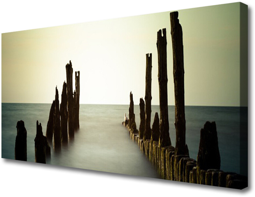 PL Tulup Obraz Canvas Morze Słońce Krajobraz 100x50cm