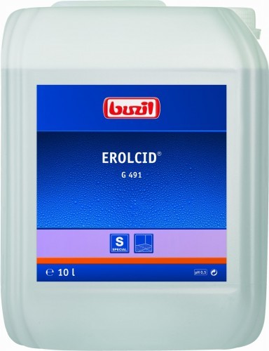 BUZIL Płyn do mycia gresu 10 l, kwaśny, Erolcid G491 G491-0010R1