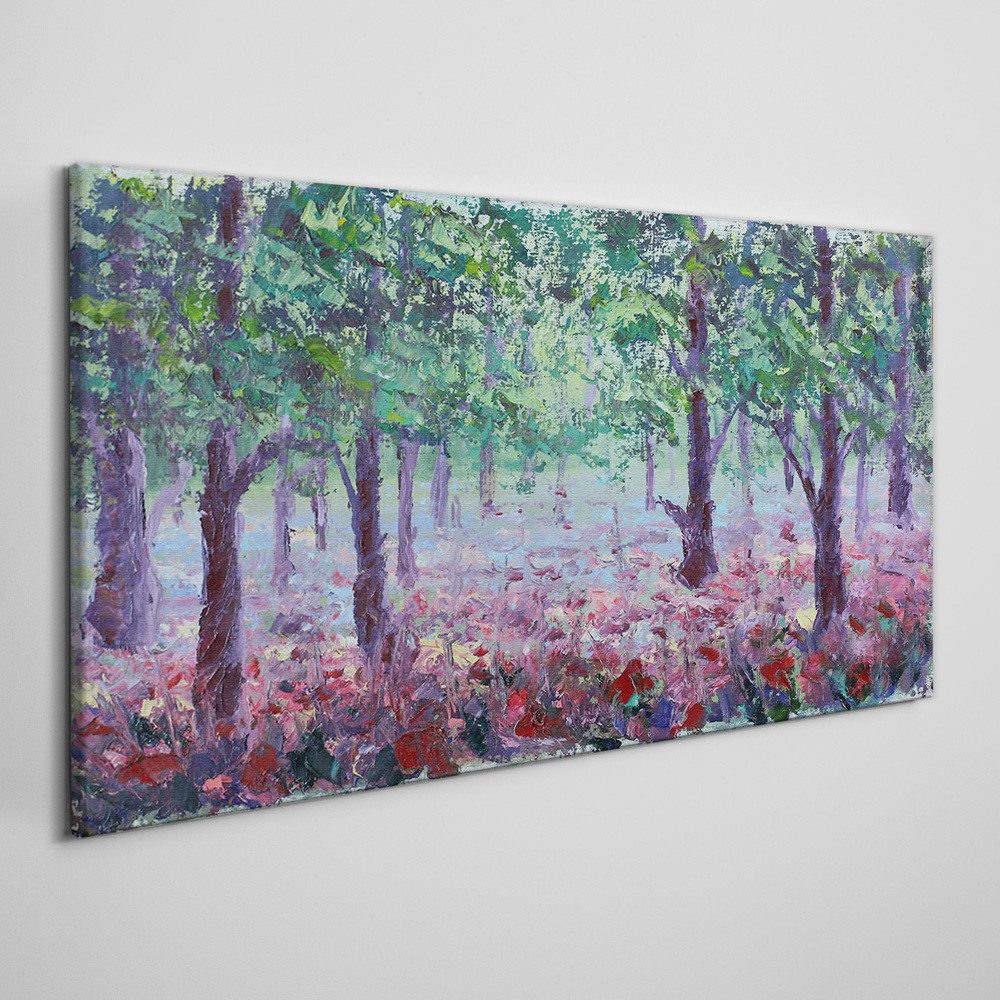 PL Coloray Obraz Canvas las kwiaty maki 120x60cm