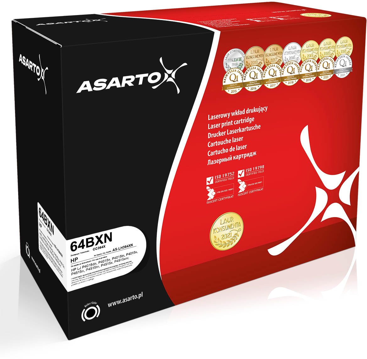 Asarto zastępczy toner HP 64X [cc364x] black