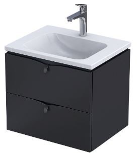 Oristo SIENA szafka podumywalkowa 60 cm,czarny mat,  OR45-SD2S-60-8 OR45-SD2S-60-8